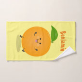 Agréable agrumes d'orange (Serviette à main)