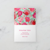 Agréable Merci floral rose et menthe (Intérieur)