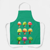 Agréable tablier de champignons colorés (Recto)