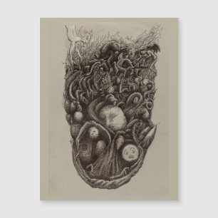 Agression psychologique, carte magnétique