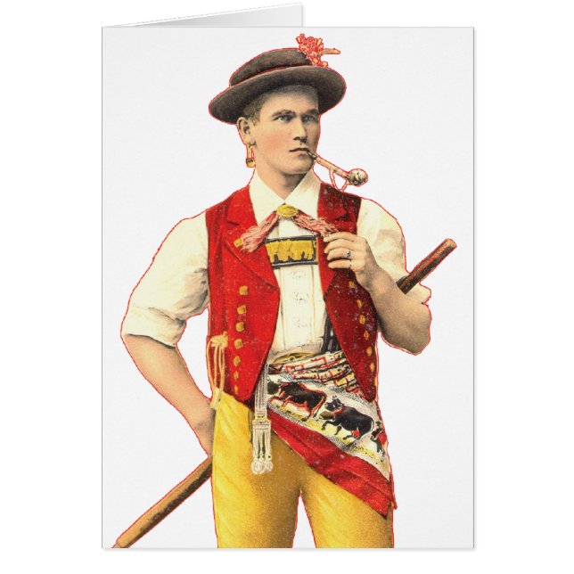 Agriculteur bel d'Appenzell dans le costume (Devant)