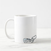 Agriculteur sur une tasse de tracteur (Gauche)