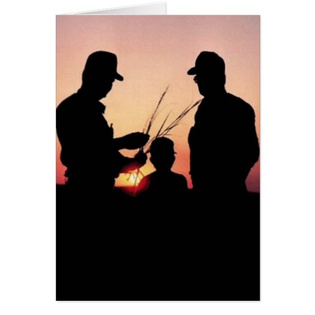 Agriculteurs et coucher du soleil (Devant)