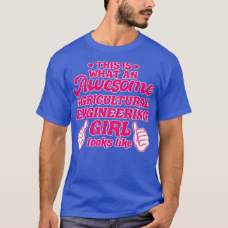 Agricultural Engineering Girl T-shirt