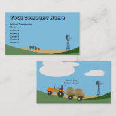 Agriculture du carte de visite (Devant / Derrière)