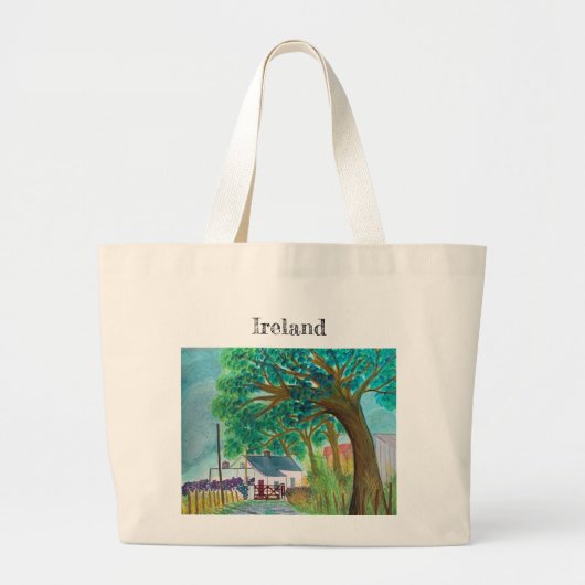 Agritourisme irlandais Grand Sac fourre-tout (Devant)