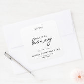 Agritourisme miel jarre étiquette petite entrepris (Enveloppe)