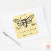 Agritourisme miel jarre étiquette petite entrepris (Enveloppe)