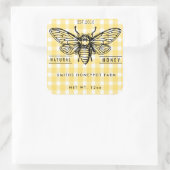 Agritourisme miel jarre étiquette petite entrepris (Sac)