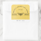 Agritourisme miel jarre étiquette petite entrepris (Sac)