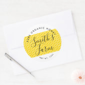 Agritourisme miel jarre étiquette petite entrepris (Enveloppe)