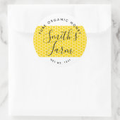 Agritourisme miel jarre étiquette petite entrepris (Sac)