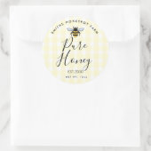 Agritourisme miel jarre étiquette petite entrepris (Sac)