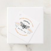 Agritourisme miel jarre étiquette petite entrepris (En situation)