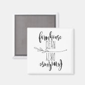 Agritourisme propre / Lave-vaisselle sale Magnet (Recto/Verso)