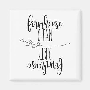 Agritourisme propre / Lave-vaisselle sale Magnet