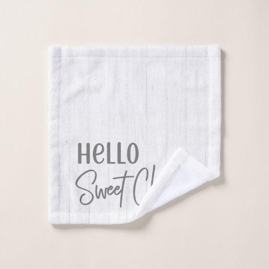 Agritourisme rustique Hello Sweet Cheeks Blanc Boi (Gant de toilette)