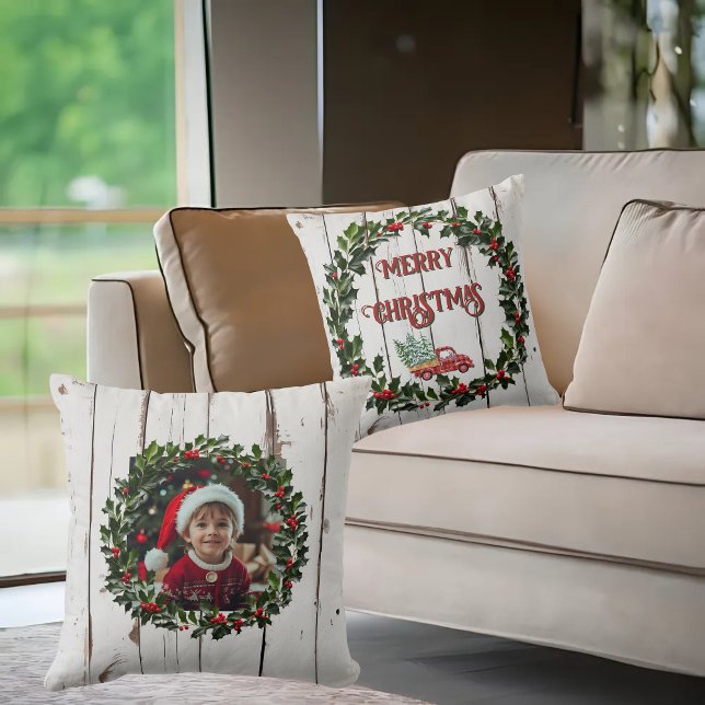 Agritourisme rustique Oreiller à lancer en bois (Créateur téléchargé)