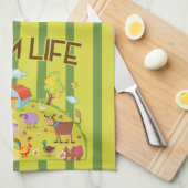 Agritourisme Serviette de cuisine (Quart Plié)