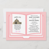 Agritourisme Thème Bébé Fille Douche Invitation (Devant)