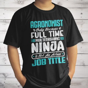 Agronomist Functie Beroep Grappige Agronomie T-shirt