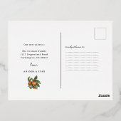 Agrumes | Botanique Faire-part mobile (Verso)