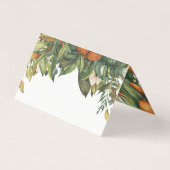 Agrumes | Carte Mariage Botanique (Dos)