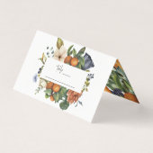 Agrumes | Carte Mariage Botanique (Devant)
