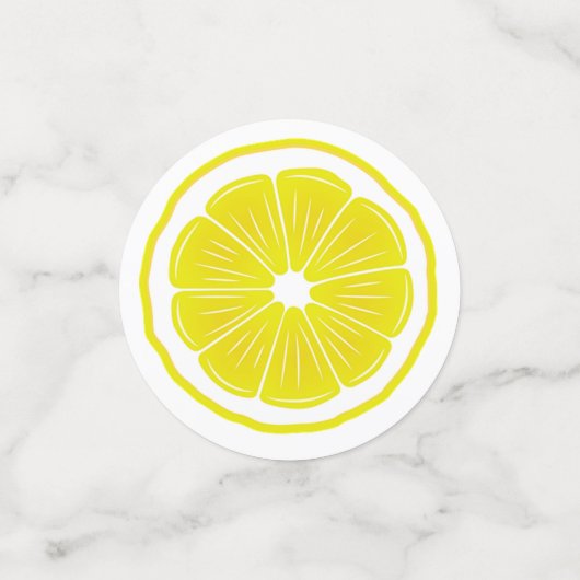 Agrumes Confetti Table Confetti (Petit recto)