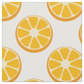 agrumes orange tranches tissu motif (Fermer)