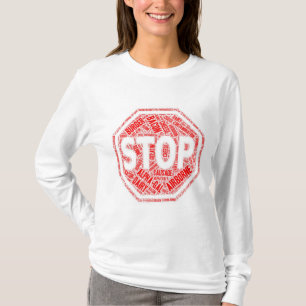 AGS - STOP - LANGE SLAAPT T-SHIRT