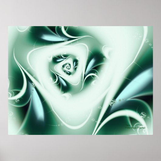 Agua Abstracte Art Poster (Voorkant)