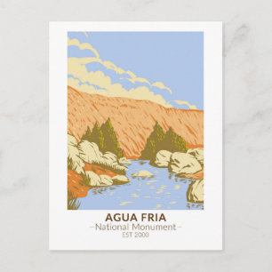 Agua Fria National Monument Badger Springs Canyon Briefkaart
