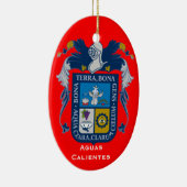Aguascalientes*, Mexicaanse kerstversiering Keramisch Ornament (Rechts)
