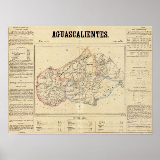 Aguascalientes, Mexico Poster (Voorkant)
