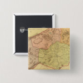 Aguascalientes Vierkante Button 5,1 Cm (Voorkant /achterkant)