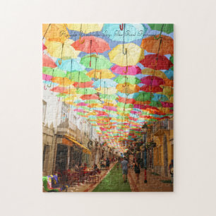 Agueda Umbrella Sky - The Real Portugal Legpuzzel