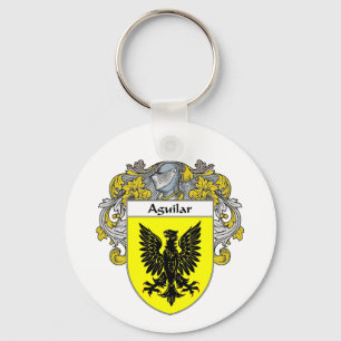 Aguilar-wapenschild (gemanteld) sleutelhanger