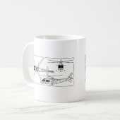 Agusta 109 koffiemok (Voorkant links)