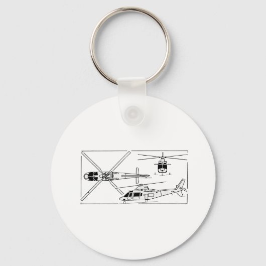 Agusta 109 sleutelhanger (Voorkant)