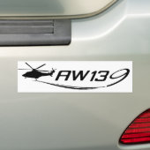AgustaWestland AW139 Bumpersticker (Op auto)