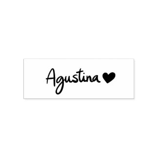 Agustina Custom Stamp Zelfinktende Stempel