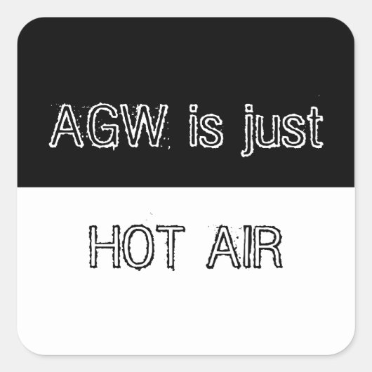 AGW n'est qu'un Sticker à air chaud (Devant)