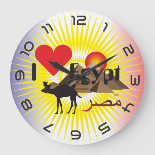 Ägypten - Egypte Uhr Grote Klok