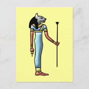 Ägypten Göttin Bastet egypte goddess Briefkaart
