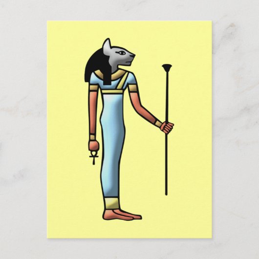 Ägypten Göttin Bastet egypte goddess Briefkaart (Voorkant)