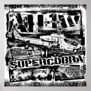 AH-1 SuperCobra Poster Poster