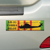 AH-1G Cobra Pilot VSM Ribbon Bumpersticker (Op auto)