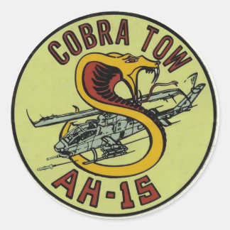 AH-1S COBRA TOW DECAL RONDE STICKER