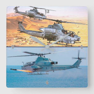 AH-1Z VIPER VIERKANTE KLOK